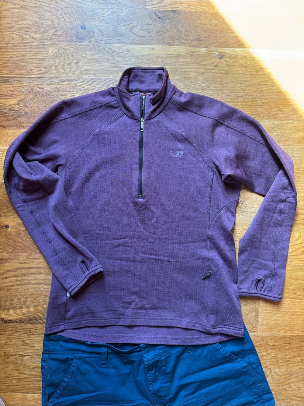 Icebreaker Women's Half-Zip Sweater - mauve